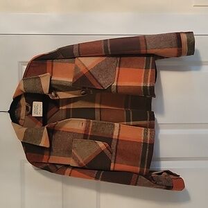 Flannel jacket sz 8